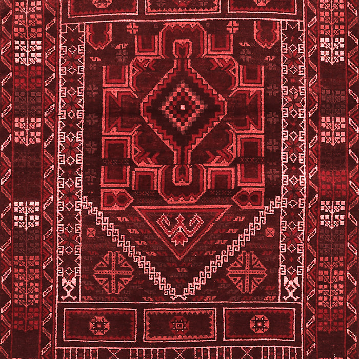 Machine Washable Persian Red Traditional Rug, wshtr1769red