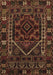 Machine Washable Persian Brown Traditional Rug, wshtr1769brn