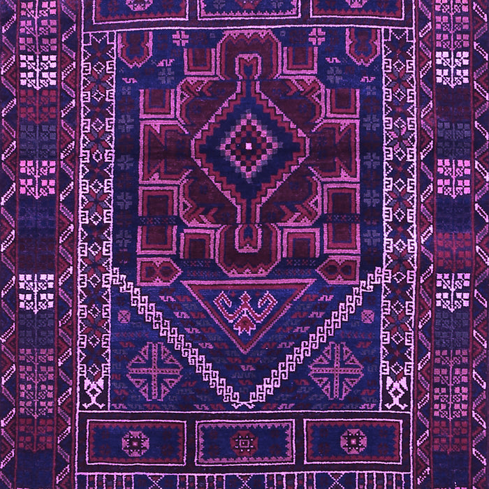 Machine Washable Persian Purple Traditional Area Rugs, wshtr1769pur
