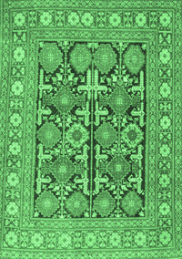 Persian Emerald Green Traditional Rug, tr176emgrn