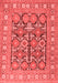 Persian Red Traditional Area Rugs