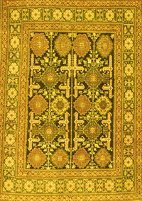 Persian Yellow Traditional Rug, tr176yw