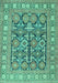 Persian Turquoise Traditional Rug, tr176turq