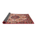 Sideview of Traditional Fire Brick Red Persian Rug, tr177