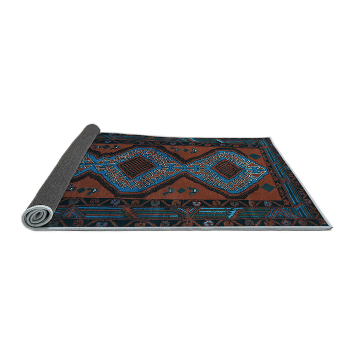 Sideview of Persian Light Blue Traditional Rug, tr1770lblu