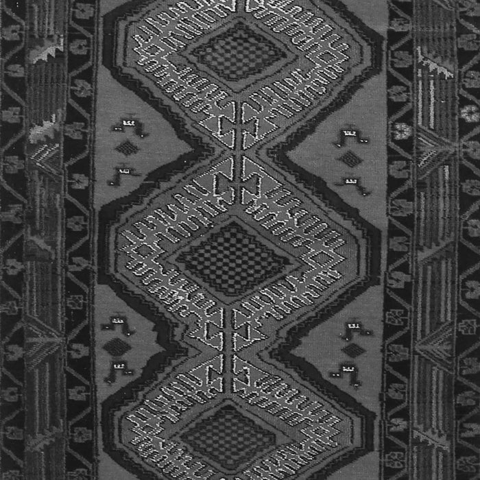 Serging Thickness of Machine Washable Persian Gray Traditional Rug, wshtr1770gry