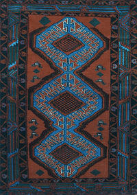 Persian Light Blue Traditional Rug, tr1770lblu