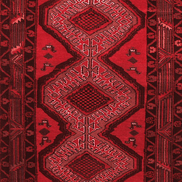 Machine Washable Persian Red Traditional Rug, wshtr1770red