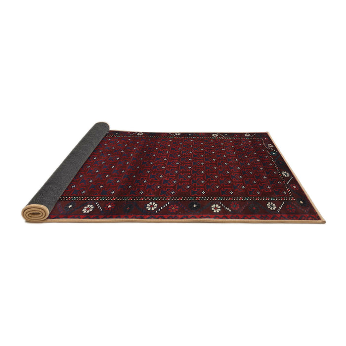 Sideview of Traditional Bakers Brown Southwestern Rug, tr1771