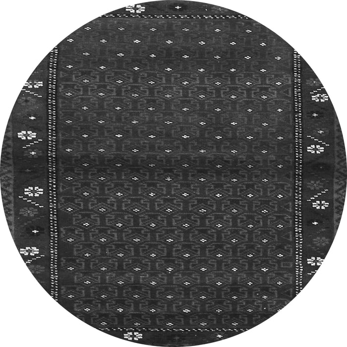 Square Southwestern Gray Country Rug, tr1771gry