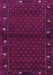 Machine Washable Southwestern Pink Country Rug, wshtr1771pnk