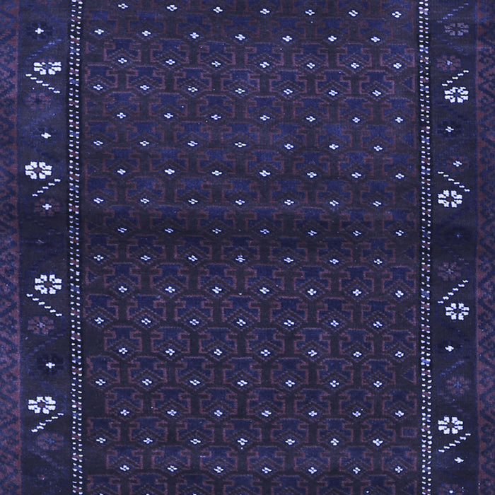 Machine Washable Southwestern Blue Country Rug, wshtr1771blu