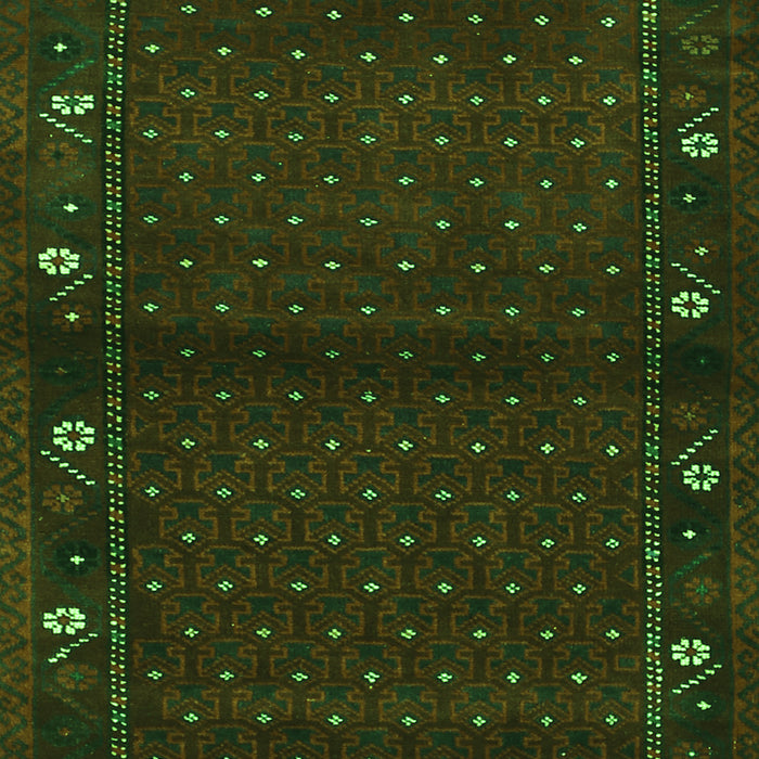 Southwestern Green Country Rug, tr1771grn
