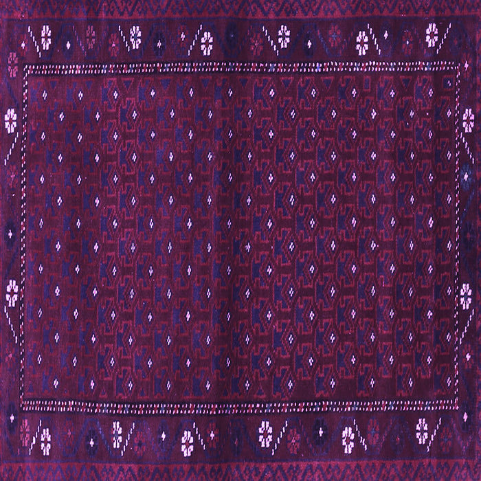 Square Southwestern Purple Country Rug, tr1771pur