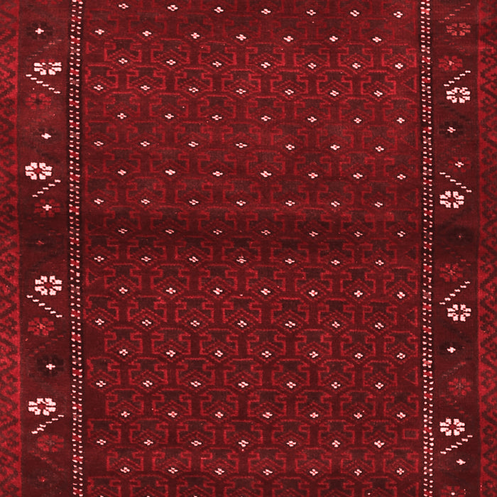 Machine Washable Southwestern Red Country Rug, wshtr1771red