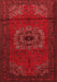 Medallion Red Traditional Area Rugs