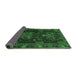 Sideview of Persian Emerald Green Traditional Rug, tr1773emgrn