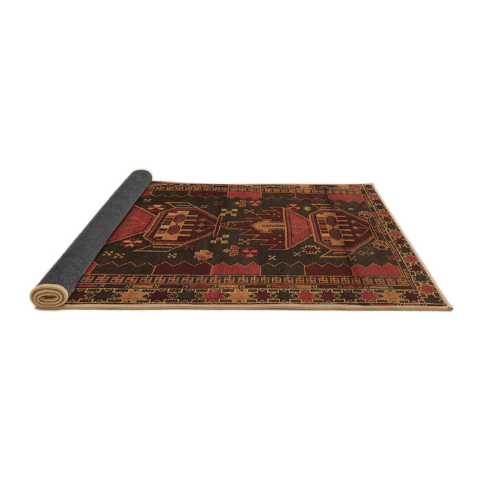 Sideview of Persian Brown Traditional Rug, tr1773brn