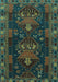 Persian Turquoise Traditional Rug, tr1773turq