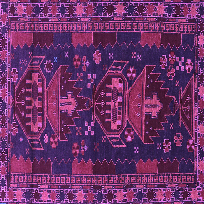 Square Persian Purple Traditional Rug, tr1773pur