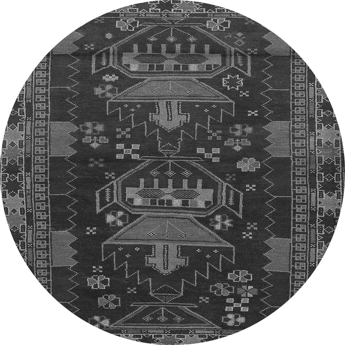 Square Persian Gray Traditional Rug, tr1773gry