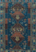 Machine Washable Persian Light Blue Traditional Rug, wshtr1773lblu