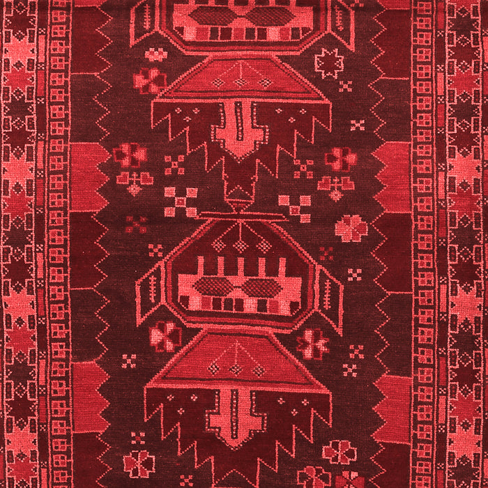 Machine Washable Persian Red Traditional Rug, wshtr1773red