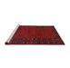 Sideview of Machine Washable Traditional Red Rug, wshtr1774