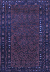 Southwestern Blue Country Rug, tr1774blu