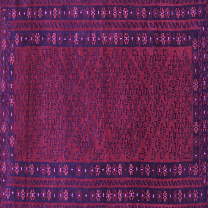 Square Machine Washable Southwestern Purple Country Area Rugs, wshtr1774pur