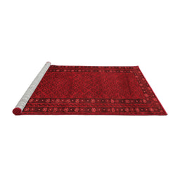 Country Red Washable Rugs