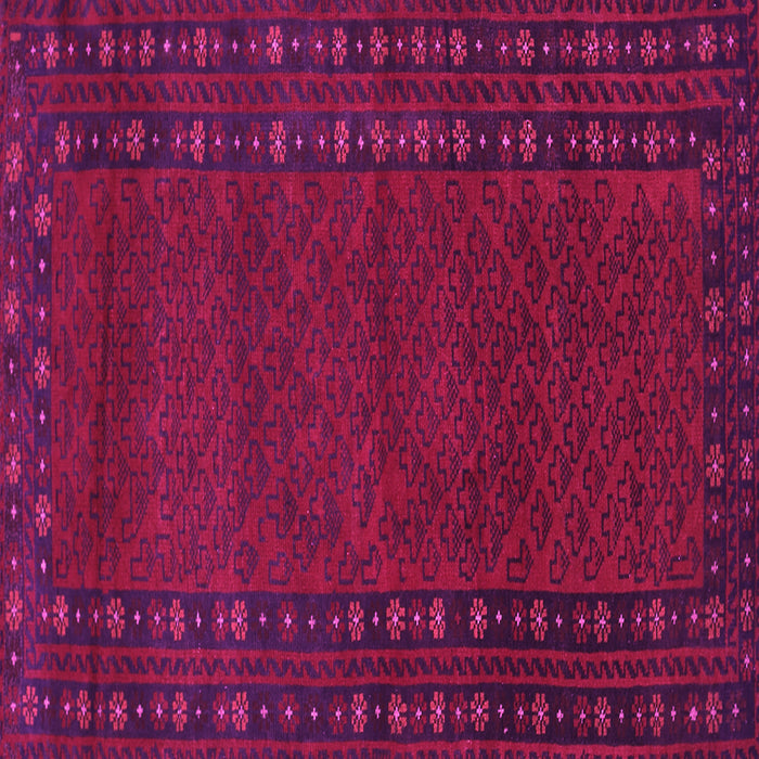 Square Machine Washable Southwestern Pink Country Rug, wshtr1774pnk