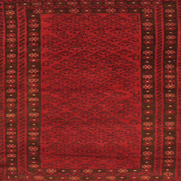 Serging Thickness of Southwestern Orange Country Rug, tr1774org
