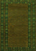Southwestern Green Country Rug, tr1774grn