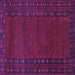 Square Southwestern Purple Country Rug, tr1774pur