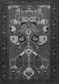 Persian Gray Traditional Rug, tr1775gry