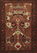 Persian Brown Traditional Rug, tr1775brn