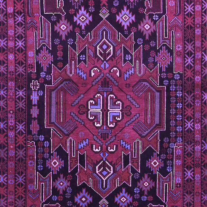Machine Washable Persian Purple Traditional Area Rugs, wshtr1776pur