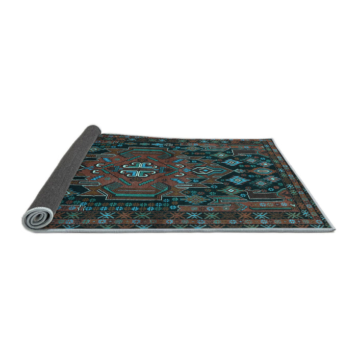 Sideview of Persian Light Blue Traditional Rug, tr1776lblu