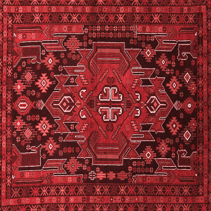Machine Washable Persian Red Traditional Rug, wshtr1776red