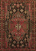 Machine Washable Persian Brown Traditional Rug, wshtr1776brn