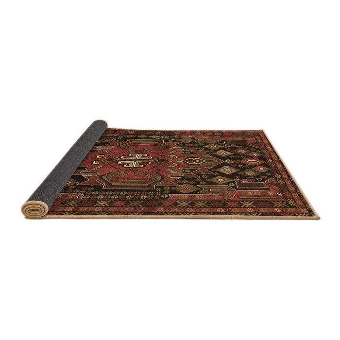 Sideview of Persian Brown Traditional Rug, tr1776brn