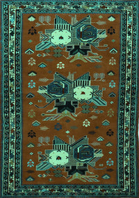 Persian Turquoise Traditional Rug, tr1777turq