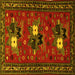 Square Persian Yellow Traditional Rug, tr1777yw