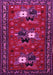 Machine Washable Persian Pink Traditional Rug, wshtr1777pnk