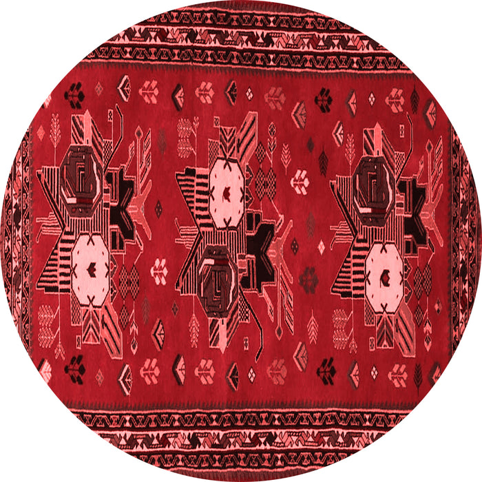 Machine Washable Persian Red Traditional Rug, wshtr1777red