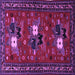 Square Machine Washable Persian Purple Traditional Area Rugs, wshtr1777pur