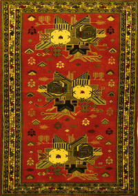 Persian Yellow Traditional Rug, tr1777yw