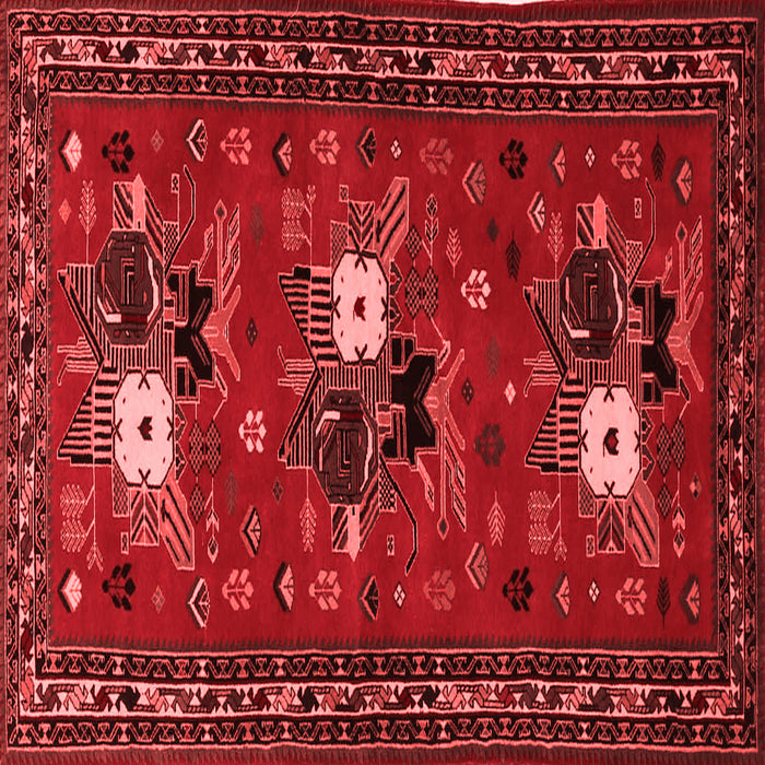 Machine Washable Persian Red Traditional Rug, wshtr1777red
