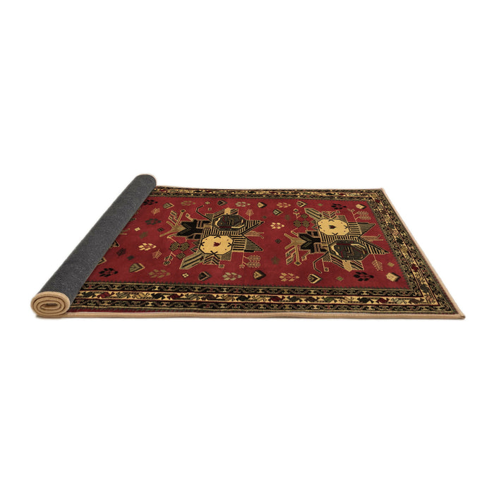 Sideview of Persian Brown Traditional Rug, tr1777brn